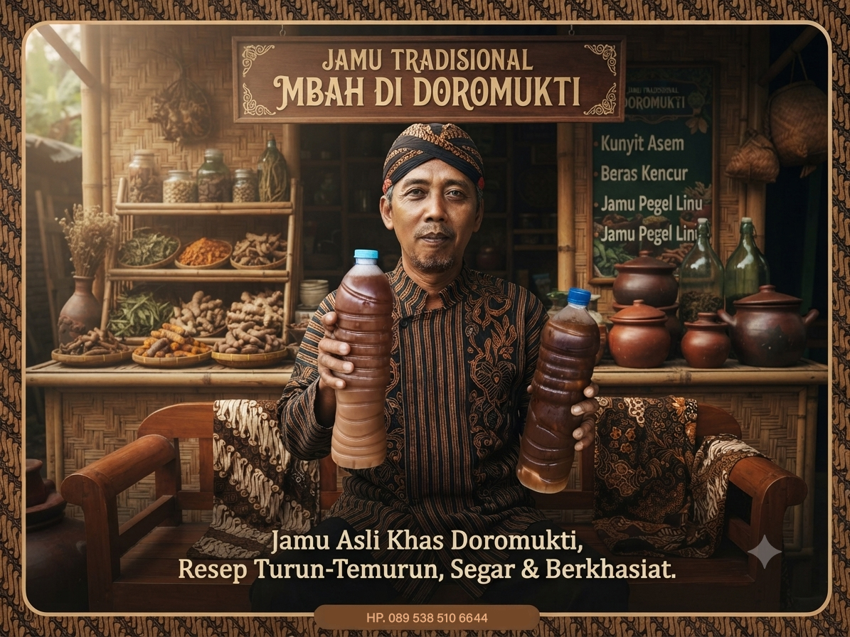 JAMU TRADISONAL " MBAH DI " DOROMUKTI